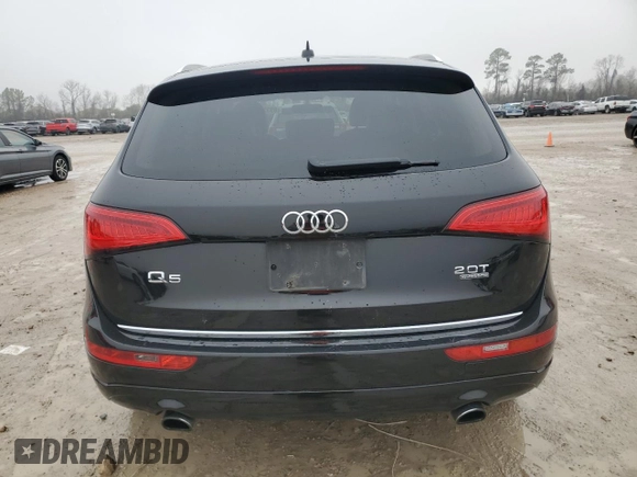 2015 Audi Q5 Premium with VIN WA1CFAFP3FA086214, listed as a Copart auction lot 89331345 with 167,058 mi miles and Salvage Title. Bid and sale history available at carsss.com. Image 6.