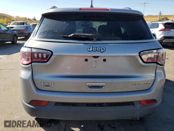 2020 Jeep Compass Limited with VIN 3C4NJDCB5LT233323, listed as a Copart auction lot 75712774 with 78,933 mi miles and Salvage Title. Bid and sale history available at carsss.com. Image 6.