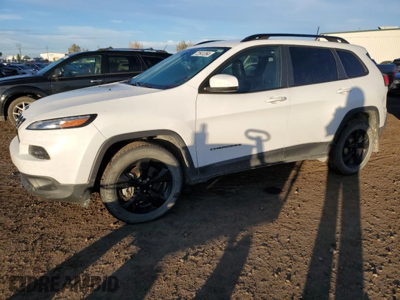 2018 Jeep Cherokee Limited with VIN 1C4PJMDX0JD592276, listed as a Copart auction lot 72541264 with 174,884 mi miles and Salvage title. Bid and sale history available at DreamBid. Image 1.