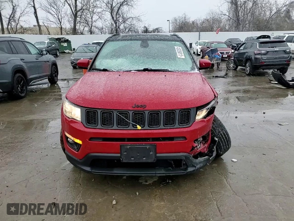 2019 Jeep Compass Altitude z VIN 3C4NJDBB9KT683346, wystawiony jako Copart lot #45036815 z przebiegiem 59 833 mil mil oraz Szkoda całkowita • Salvage title. Historia ofert i sprzedaży dostępna na DreamBid. Obrazek 11.