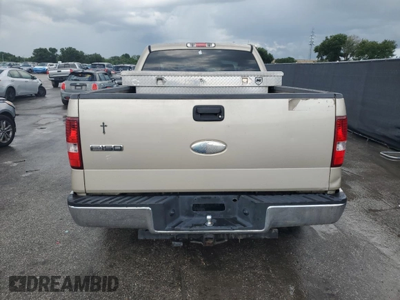 2007 Ford F-150 XL with VIN 1FTPX12V37KC18697, listed as a Copart auction lot 59125105 with 158,579 mi miles and Clean title. Bid and sale history available at DreamBid. Image 6.