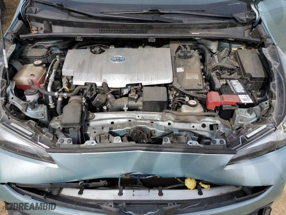 2020 Toyota Prius L Eco with VIN JTDKARFU5L3105804, listed as a Copart auction lot 49877155 with 108,728 mi miles and Salvage Title. Bid and sale history available at carsss.com. Image 12.