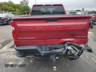 2020 Chevrolet Silverado 1500 Custom Trail Boss with VIN 1GCRYCEF8LZ291037, listed as a Copart auction lot 41971525 with 63,642 mi miles and Salvage Title. Bid and sale history available at DreamBid. Image 6.
