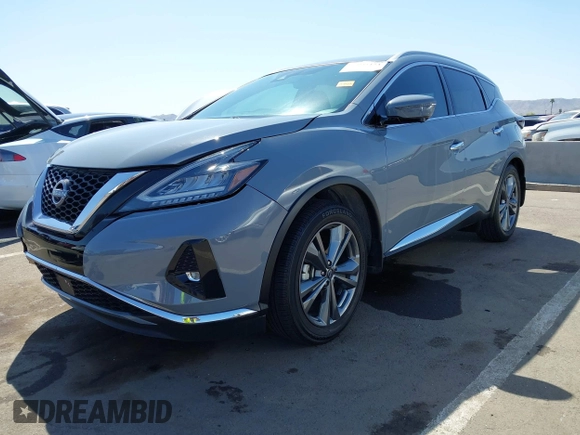 2023 Nissan Murano Platinum with VIN 5N1AZ2DJ6PC104036, listed as a IAAI auction lot 42008473 with 25,463 mi miles and . Bid and sale history available at DreamBid. Image 2.