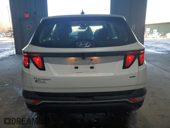 2022 Hyundai Tucson SE with VIN 5NMJACAEXNH119680, listed as a Copart auction lot 85150384 with 41,416 mi miles and Salvage Title. Bid and sale history available at carsss.com. Image 6.