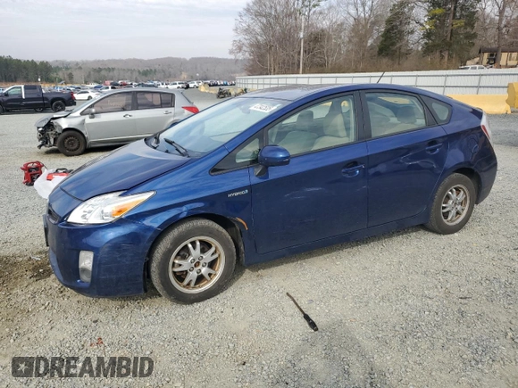2010 Toyota Prius II with VIN JTDKN3DU9A1037438, listed as a Copart auction lot 47342535 with 147,527 mi miles and Salvage Title. Bid and sale history available at carsss.com. Image 1.