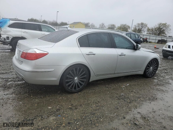 2009 Hyundai Genesis with VIN KMHGC46F89U059114, listed as a Copart auction lot 48783075 with 108,773 mi miles and Salvage Title. Bid and sale history available at carsss.com. Image 3.