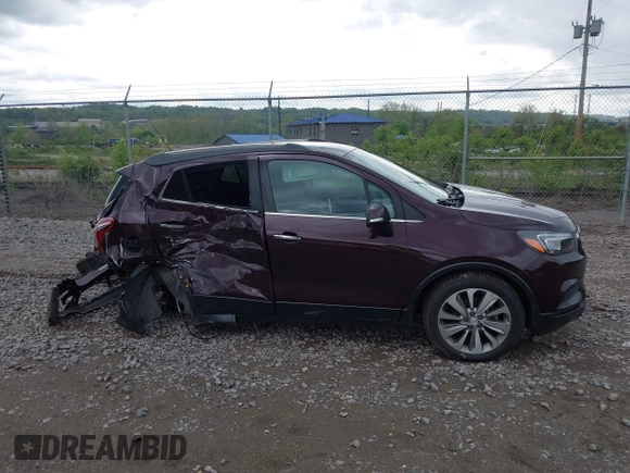 2017 Buick Encore Preferred with VIN KL4CJESB6HB232974, listed as a IAAI auction lot 42205355 with 52,291 mi miles and . Bid and sale history available at DreamBid. Image 12.
