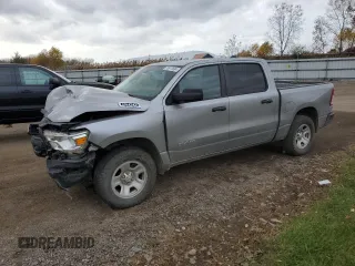 2022 Ram 1500 Tradesman с VIN 1C6RRFGG5NN305689, выставлен на аукционе Copart как лот 47247195 с пробегом 152 379 миль миль и Списание • Salvage title. История ставок и продаж доступна на DreamBid. Изображение 1.