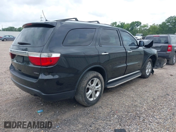 2013 Dodge Durango Crew z VIN 1C4RDJDG4DC680921, wystawiony jako IAAI lot #42160588 z przebiegiem 177 858 mil mil oraz . Historia ofert i sprzedaży dostępna na DreamBid. Obrazek 4.