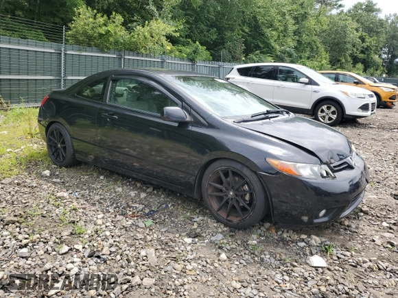 2008 Honda Civic Cpe LX with VIN 2HGFG11608H580924, listed as a Copart auction lot 64258734 with 196,522 mi miles and Salvage Title. Bid and sale history available at carsss.com. Image 4.