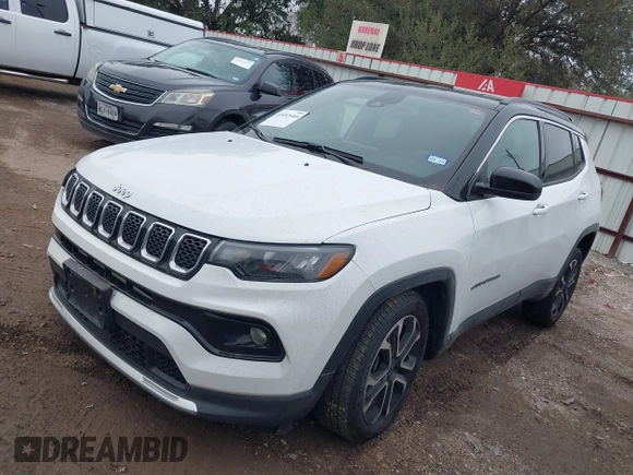 2023 Jeep Compass Limited with VIN 3C4NJDCN9PT567144, listed as a IAAI auction lot 41453466 with 35,973 mi miles and . Bid and sale history available at carsss.com. Image 18.
