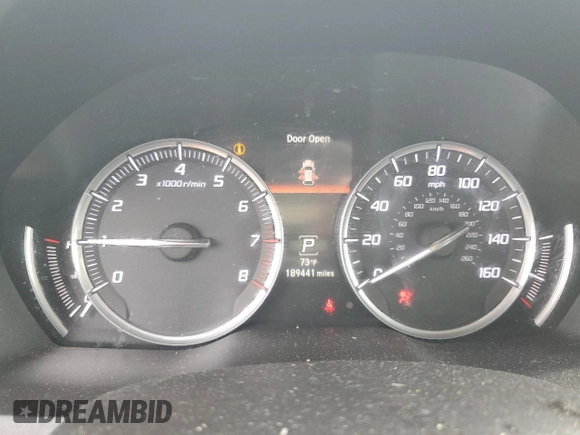 2014 Acura MDX Advance with VIN 5FRYD4H81EB017079, listed as a Copart auction lot 59939905 with 189,441 mi miles and Salvage title. Bid and sale history available at DreamBid. Image 9.