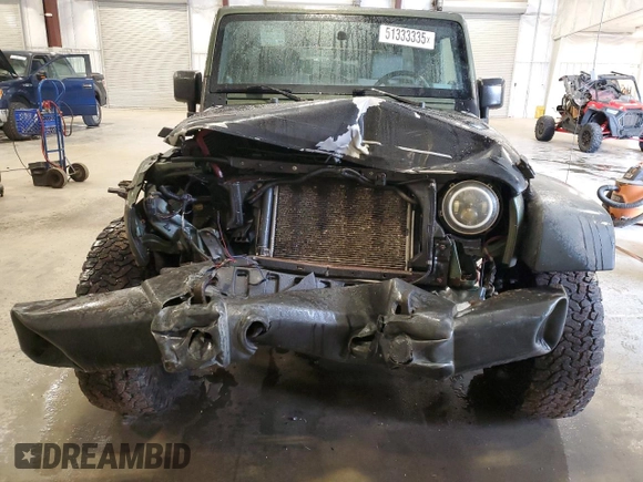 2008 Jeep Wrangler Unlimited X with VIN 1J4GA39158L637107, listed as a Copart auction lot 51333335 with 283,698 mi miles and Non Repairable. Bid and sale history available at carsss.com. Image 5.