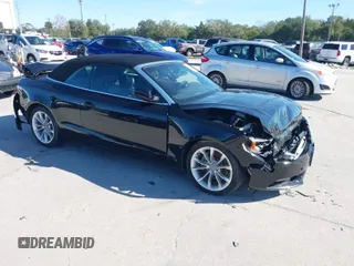 2013 Audi A5 Premium Plus with VIN WAULFAFH0DN001637, listed as a IAAI auction lot 41235301 with 87,995 mi miles. Bid and sale history available at carsss.com. Image 1.