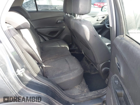 2016 Chevrolet Trax LT with VIN 3GNCJLSB2GL223395, listed as a IAAI auction lot 41697994 with 117,487 mi miles. Bid and sale history available at carsss.com. Image 8.