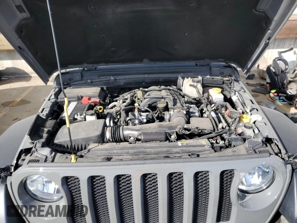 2023 Jeep Wrangler Sport S with VIN 1C4HJXDG8PW675134, listed as a Copart auction lot 85949314 with 19,128 mi miles and Salvage Title. Bid and sale history available at DreamBid. Image 11.