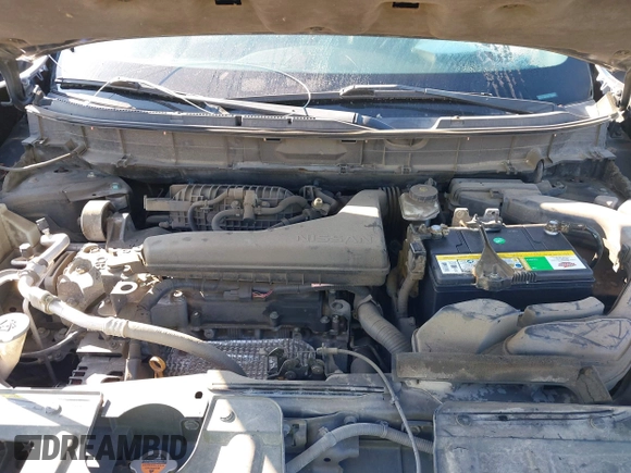 2014 Nissan Rogue S with VIN 5N1AT2MV8EC795457, listed as a IAAI auction lot 41614707 with 129,630 mi miles. Bid and sale history available at carsss.com. Image 10.