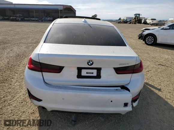 2020 BMW 3 Series 330i with VIN WBA5R1C05LFJ05290, listed as a Copart auction lot 48253655 with Not Provided miles and Salvage Title. Bid and sale history available at DreamBid. Image 6.