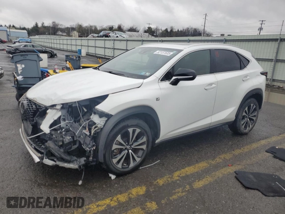 2020 Lexus NX 300 F Sport z VIN JTJSARDZ8L5015532, wystawiony jako Copart lot #52137535 z przebiegiem 14 602 mil mil oraz Szkoda całkowita • Salvage title. Historia ofert i sprzedaży dostępna na DreamBid. Obrazek 1.