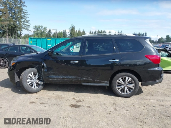 2019 Nissan Pathfinder SV with VIN 5N1DR2MM4KC579118, listed as a IAAI auction lot 42147973 with 64,597 mi miles. Bid and sale history available at carsss.com. Image 14.