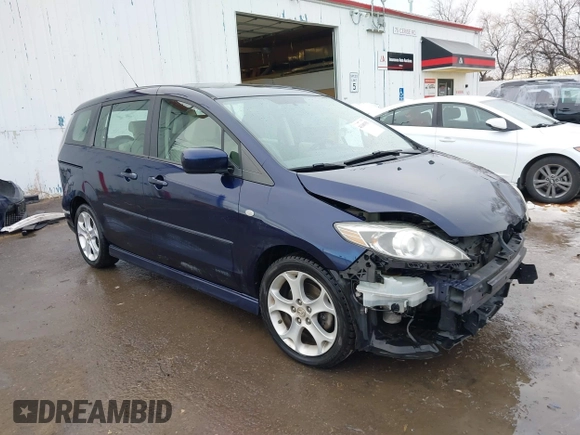 2009 Mazda 5 Sport with VIN JM1CR29L890356690, listed as a IAAI auction lot 41169351 with 118,582 mi miles and . Bid and sale history available at DreamBid. Image 1.