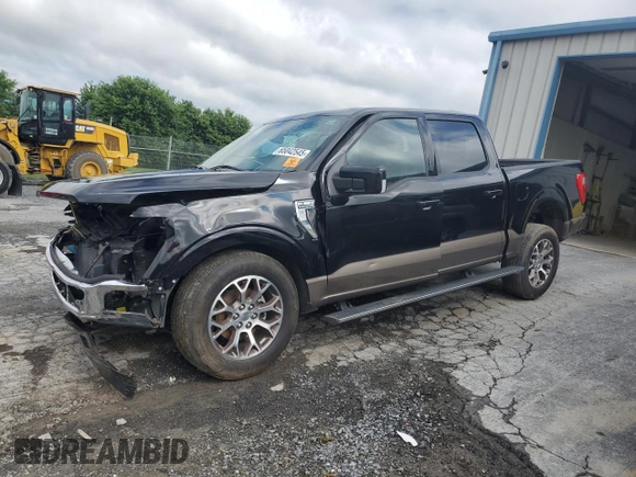 2023 Ford F-150 XL with VIN 1FTEW1C83PFA84267, listed as a Copart auction lot 65042545 with 54,508 mi miles and Salvage title. Bid and sale history available at DreamBid. Image 1.