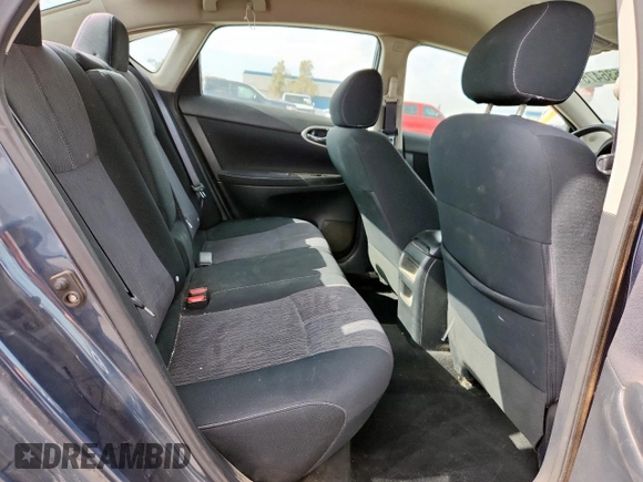 2014 Nissan Sentra SV with VIN 3N1AB7AP7EL653313, listed as a Copart auction lot 59536475 with 126,048 mi miles and Salvage title. Bid and sale history available at DreamBid. Image 10.
