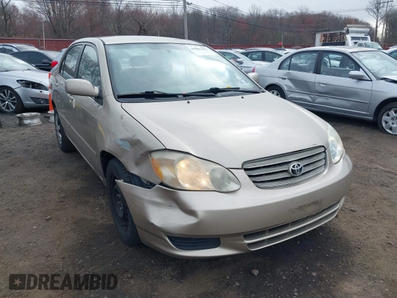 2004 Toyota Corolla CE with VIN 2T1BR32E24C258637, listed as a IAAI auction lot 41881455 with 175,944 mi miles and . Bid and sale history available at DreamBid. Image 6.