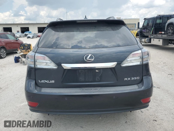 2010 Lexus RX 350 with VIN 2T2BK1BA5AC031181, listed as a Copart auction lot 61986935 with 191,111 mi miles and Clean title. Bid and sale history available at DreamBid. Image 6.