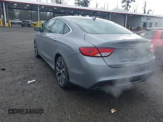 2015 Chrysler 200 C with VIN 1C3CCCCG5FN510455, listed as a IAAI auction lot 41601176 with 78,262 mi miles. Bid and sale history available at carsss.com. Image 3.