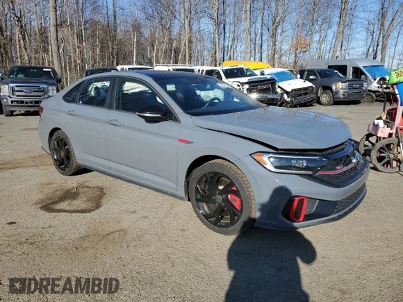 2023 Volkswagen Jetta GLI Autobahn with VIN 3VW1T7BU2PM017049, listed as a Copart auction lot 50318395 with 32,924 mi miles and Salvage Title. Bid and sale history available at DreamBid. Image 4.
