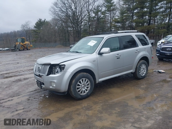 2009 Mercury Mariner Premier with VIN 4M2CU97719KJ15260, listed as a IAAI auction lot 41500367 with 104,063 mi miles. Bid and sale history available at carsss.com. Image 2.
