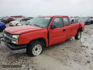 2004 Chevrolet Silverado 1500 Work Truck with VIN 1GCEC19X84Z278942, listed as a Copart auction lot 77411874 with 145,437 mi miles and Salvage Title. Bid and sale history available at carsss.com. Image 1.