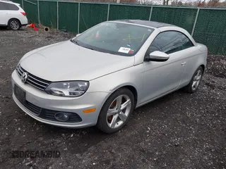 2012 Volkswagen Eos Lux with VIN WVWFW7AH0CV007026, listed as a IAAI auction lot 41740116 with 59,363 mi miles and . Bid and sale history available at DreamBid. Image 2.