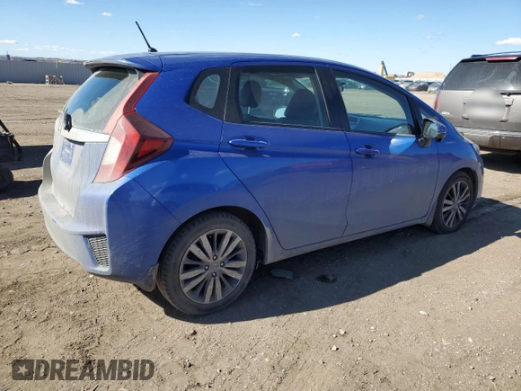 2016 Honda Fit EX-L with VIN JHMGK5H86GS008858, listed as a Copart auction lot 46911125 with 81,841 mi miles and Salvage title. Bid and sale history available at DreamBid. Image 3.