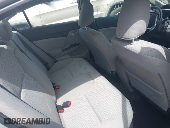 2015 Honda Civic Sedan LX with VIN 19XFB2F50FE702158, listed as a IAAI auction lot 41946929 with 48,646 mi miles. Bid and sale history available at carsss.com. Image 8.