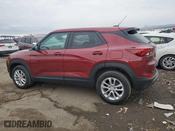 2024 Chevrolet TrailBlazer LS with VIN KL79MNSL9RB079327, listed as a Copart auction lot 46916855 with 4,807 mi miles and Salvage Title. Bid and sale history available at DreamBid. Image 2.