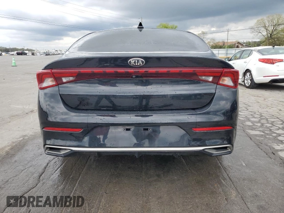 2021 Kia K5 LXS with VIN 5XXG14J27MG052653, listed as a Copart auction lot 52612085 with 69,939 mi miles and Salvage Title. Bid and sale history available at carsss.com. Image 6.