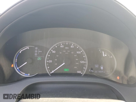 2015 Lexus CT 200h with VIN JTHKD5BH7F2213553, listed as a Copart auction lot 59564645 with 140,475 mi miles and Salvage title. Bid and sale history available at DreamBid. Image 9.