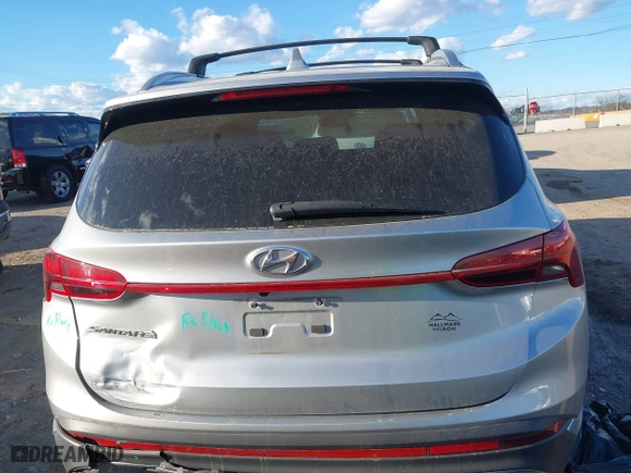 2022 Hyundai Santa Fe SEL with VIN 5NMS24AJ6NH433542, listed as a IAAI auction lot 41683226 with 134,809 mi miles. Bid and sale history available at carsss.com. Image 16.
