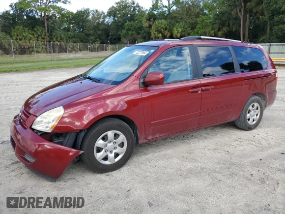 2010 Kia Sedona LX with VIN KNDMG4C38A6341851, listed as a Copart auction lot 72227594 with 174,164 mi miles and Salvage Title. Bid and sale history available at carsss.com. Image 1.
