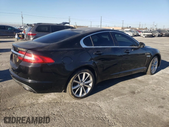 2013 Jaguar XF I4 RWD with VIN SAJWA0ES8DPS96255, listed as a Copart auction lot 42447285 with 0 mi miles and Salvage Title. Bid and sale history available at carsss.com. Image 3.