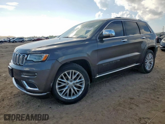 2018 Jeep Grand Cherokee Summit with VIN 1C4RJEJG1JC168730, listed as a Copart auction lot 62705365 with 90,981 mi miles and Clean title. Bid and sale history available at DreamBid. Image 1.