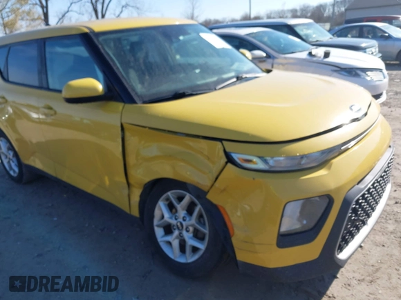 2020 Kia Soul LX with VIN KNDJ23AU5L7101306, listed as a IAAI auction lot 41855061 with 75,714 mi miles. Bid and sale history available at carsss.com. Image 6.