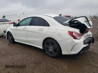 2018 Mercedes-Benz CLA 250 with VIN WDDSJ4EB9JN577269, listed as a Copart auction lot 59311595 with 50,581 mi miles and Salvage title. Bid and sale history available at DreamBid. Image 2.