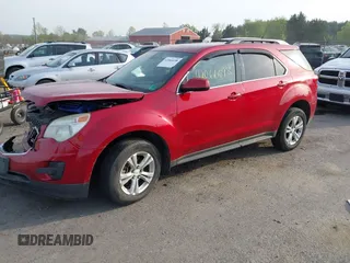 2013 Chevrolet Equinox LT z VIN 1GNALDEKXDZ103464, wystawiony jako IAAI lot #42066698 z przebiegiem 155 224 mil mil oraz . Historia ofert i sprzedaży dostępna na DreamBid. Obrazek 2.