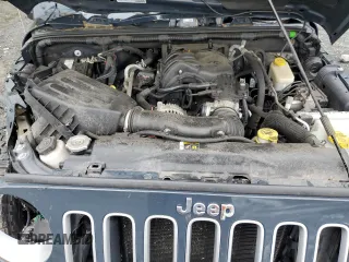 2017 Jeep Wrangler Sahara with VIN 1C4AJWBG5HL585280, listed as a Copart auction lot 54703555 with Not provided miles and Salvage title. Bid and sale history available at DreamBid. Image 11.