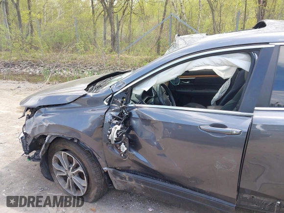 2022 Honda CR-V EX-L with VIN 5J6RW2H81NA000662, listed as a IAAI auction lot 42179192 with 18,563 mi miles and . Bid and sale history available at DreamBid. Image 6.