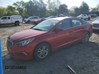 2017 Hyundai Sonata 2.4L with VIN 5NPE24AF1HH484785, listed as a Copart auction lot 54135485 with 208,206 mi miles and Clean Title. Bid and sale history available at carsss.com. Image 1.